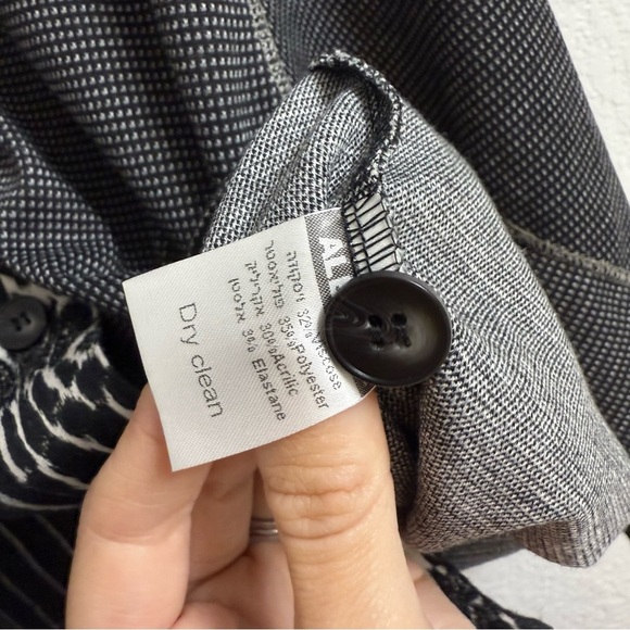 ALEMBIKA Chalk Stripe Oversized Shirt Jacket Size Small - Picture 5 of 6